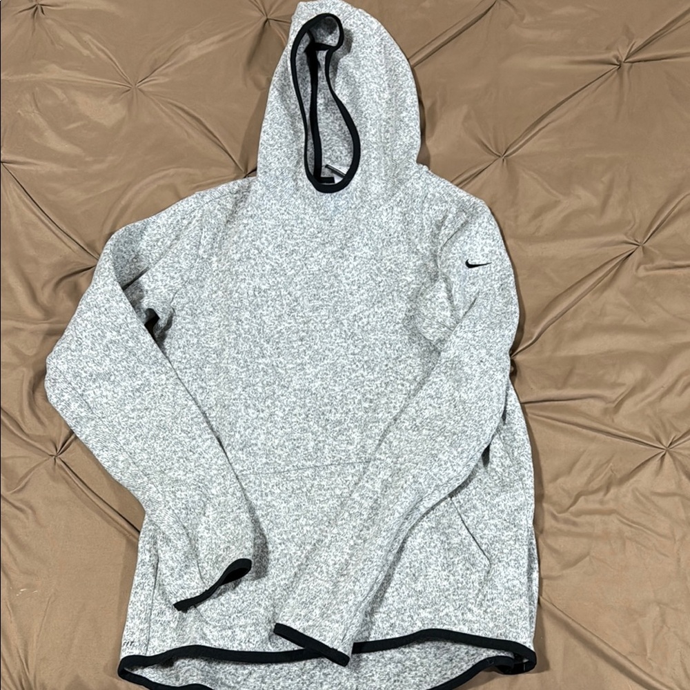 Nike Gray Hoodie with Black Trim